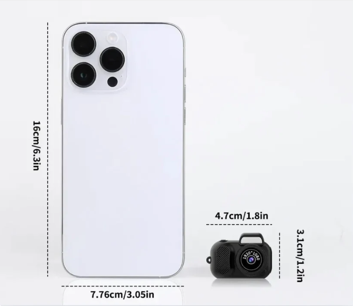 Compact 1080p HD Retro Mini Camera - Perfect Pocket-Sized Gift for Any Occasion!